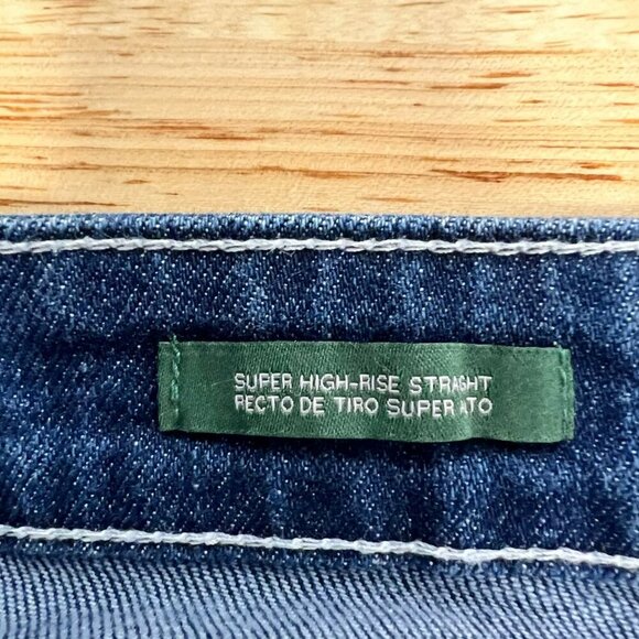 Wild Fable Womens High Rise Straight Leg Jeans Button Fly Size 6 - Picture 9 of 10
